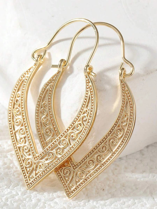 Classic Copper Hoop Earrings