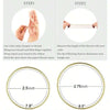 Glossy Thin Round Bangle Bracelet Set
