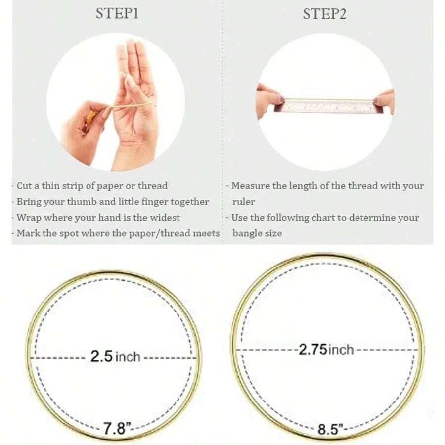 Glossy Thin Round Bangle Bracelet Set