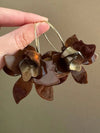 Vintage Floral Acrylic Earrings
