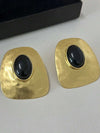 Retro Geometric Oversized Round Hoop Earrings