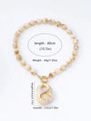 Bohemian Vintage Beaded Pendant Necklace