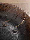 Resin Geometric Drop Earrings