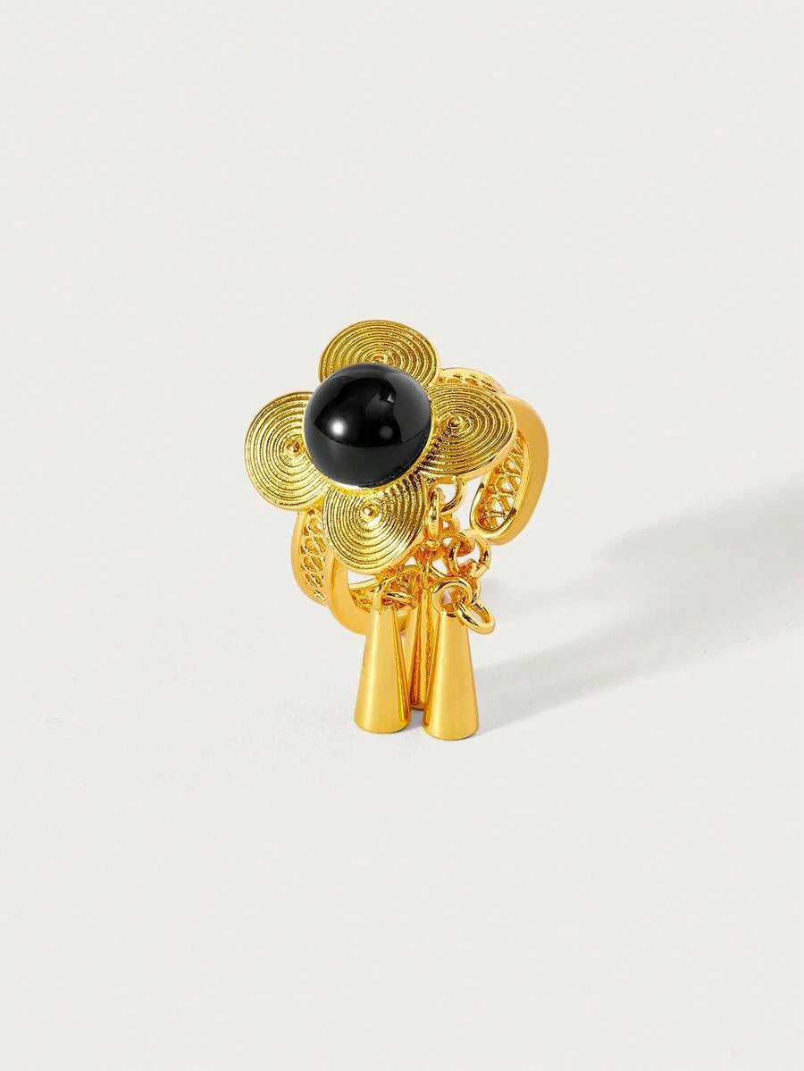 Glisma Gold Plated Vintage Ring