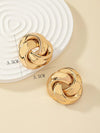 Chic Lacquered Geometric Earrings