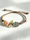 Handmade Boho Floral Bracelet