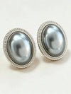 French Vintage Faux Pearl Stud Earrings