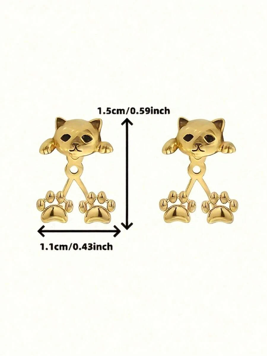 Vintage Cat Claw Hook Earrings