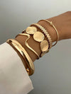 12pcs Vintage Exaggerated Luxurious Geometric Striped Twist Open Design Women Metal Silver Bangle Bracelet Set, Suitable For Daily Wear, Gift, Stackable