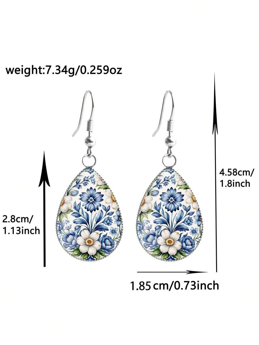 Porcelain Drop Earrings