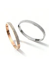 Cubic Zirconia Decor Bangle