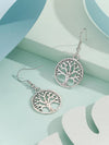 Tree Of Life Drop Earrings