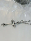 Vintage Gothic Rose Cross Necklace