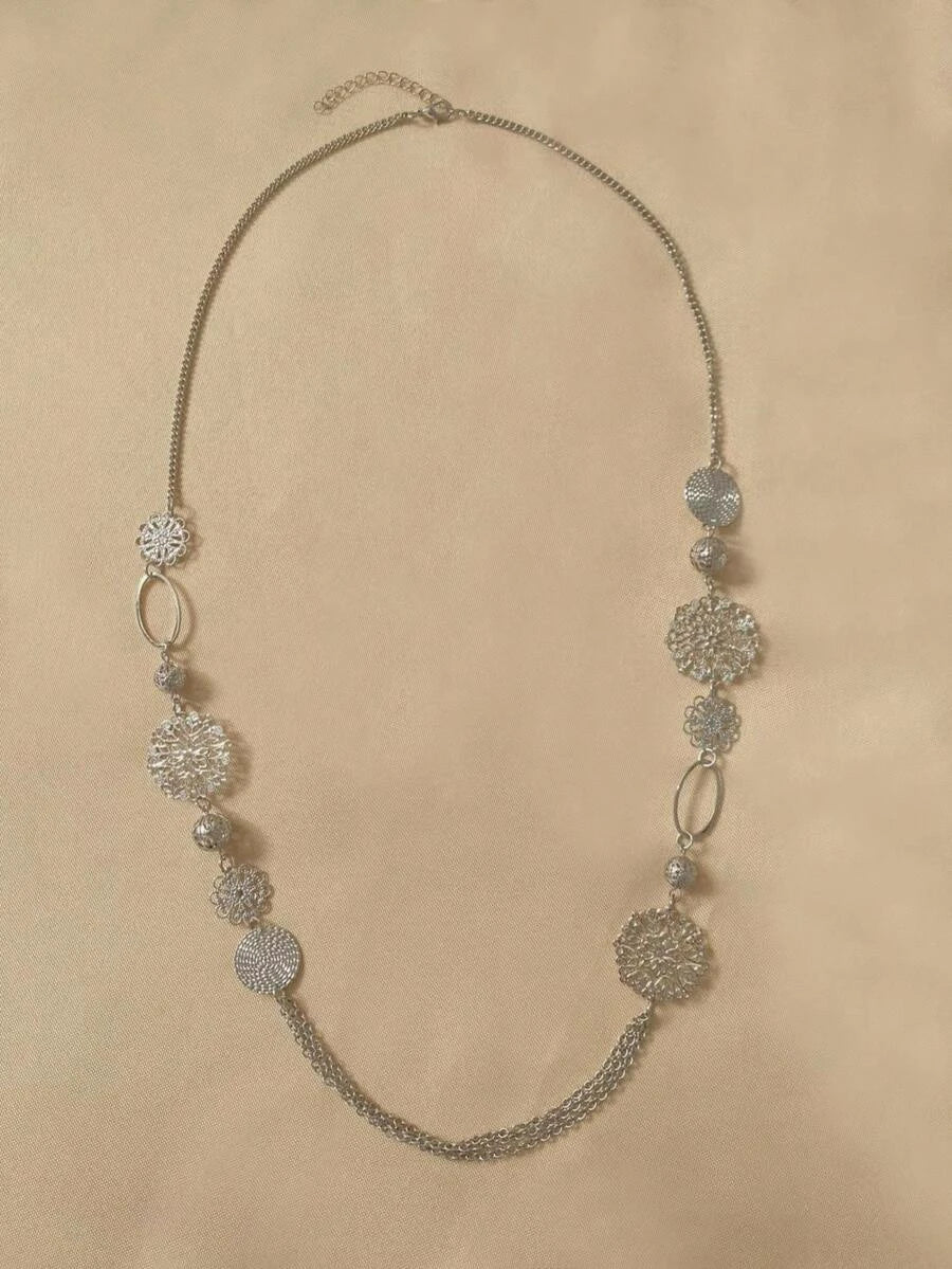 Bohemian Hollow Ball Sweater Chain