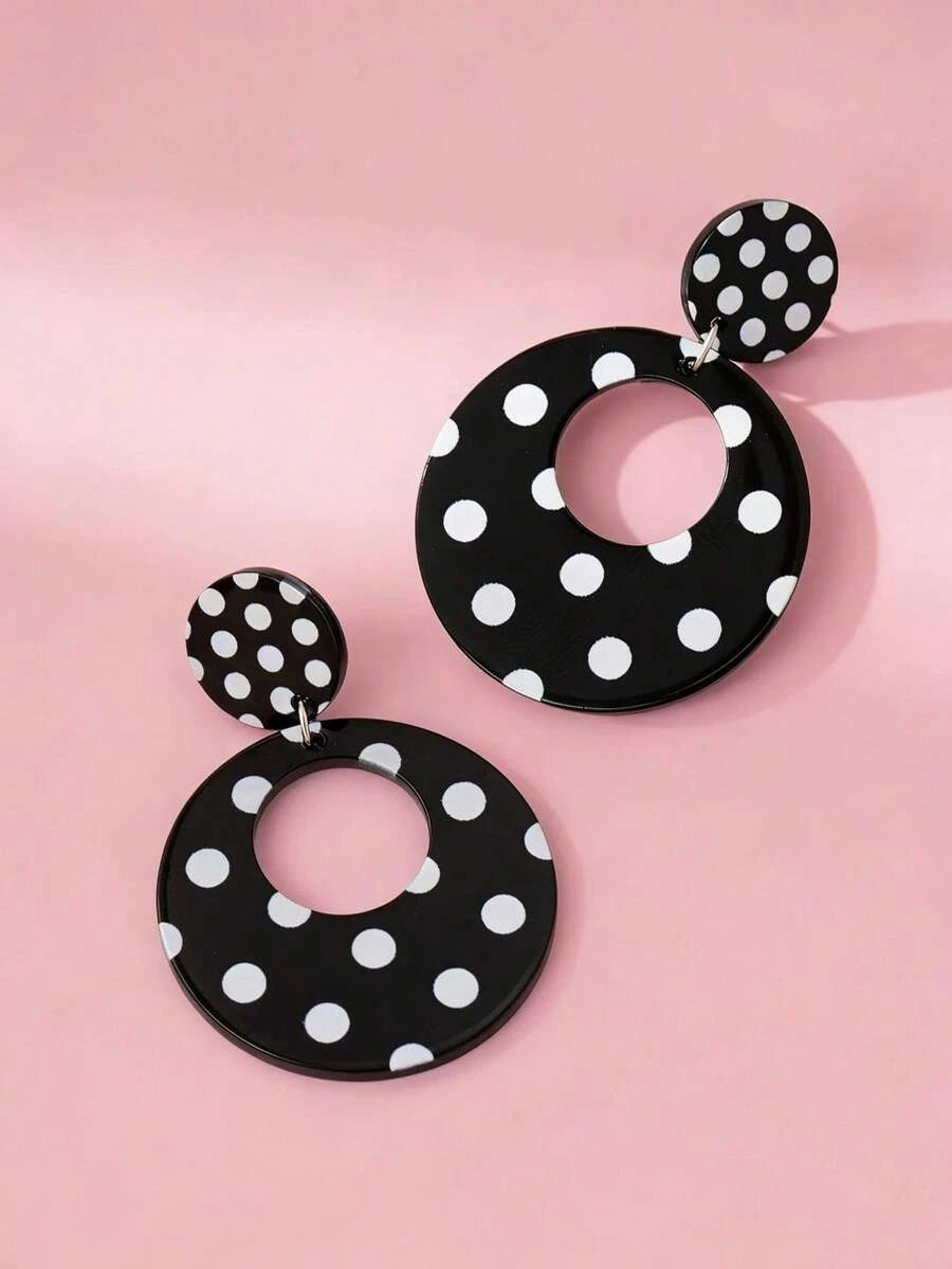 Elegant Black Drop Earrings