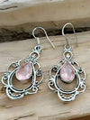 Vintage Bohemian Green Teardrop Earrings