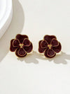 Vintage Floral Stud Earrings