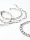 Rhinestone Snake Bracelet Set