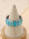 Silver Bohemian Wide Band Ring