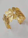 Gold Flower Bangle