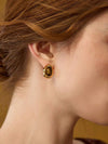 Natural Tiger Eye Stud Earrings