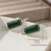 Minimalist Rectangular Dangle Earrings