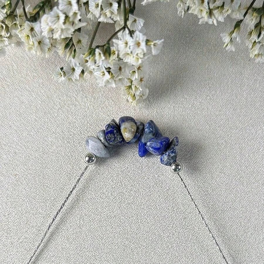 Natural Lapis Lazuli Stone Necklace