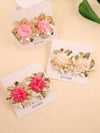 Vintage Floral Pearl Bridal Earrings