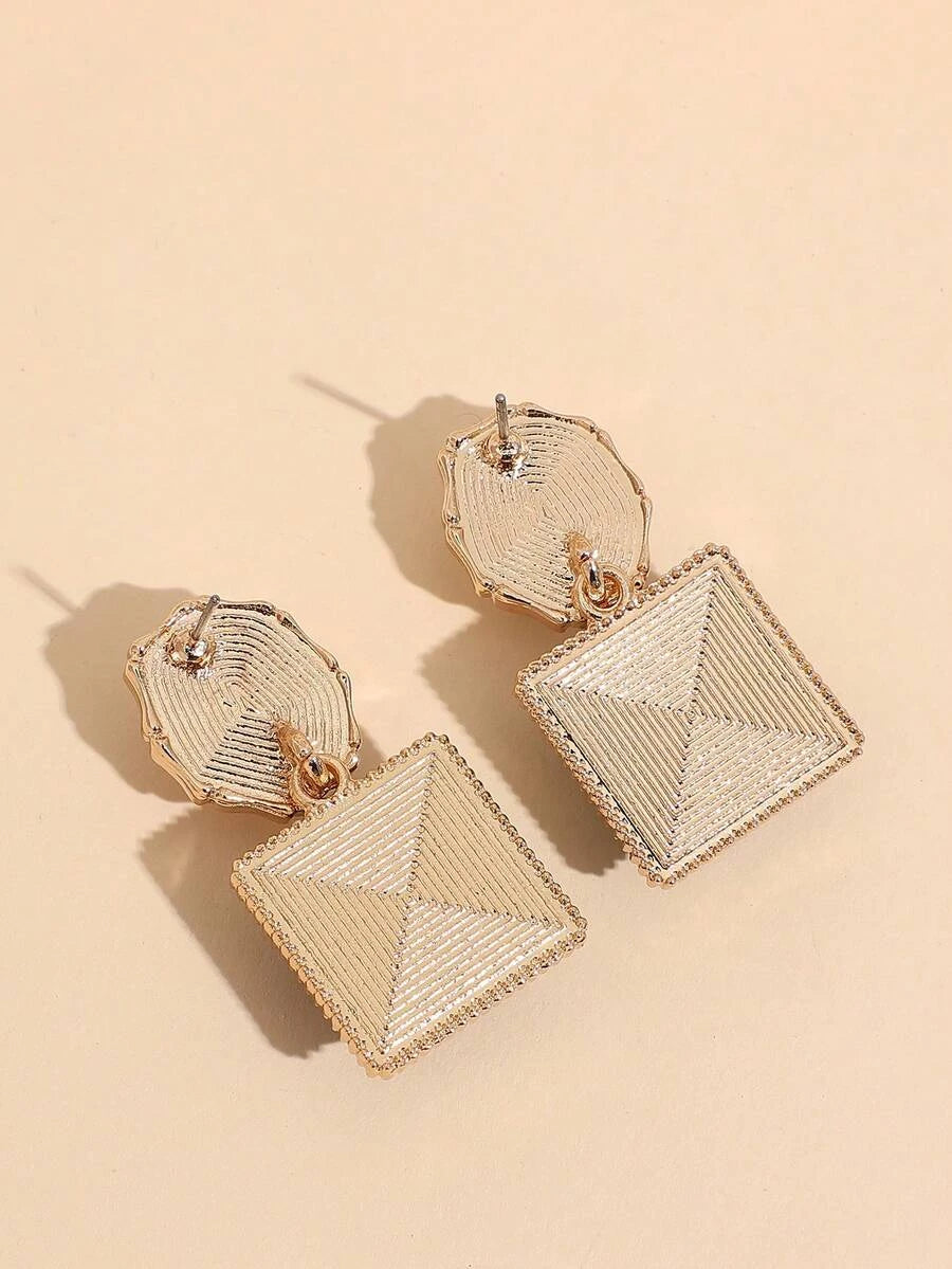 Square Drop Earrings