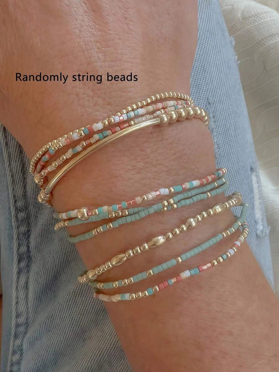 Bohemian Beaded Bracelet Set