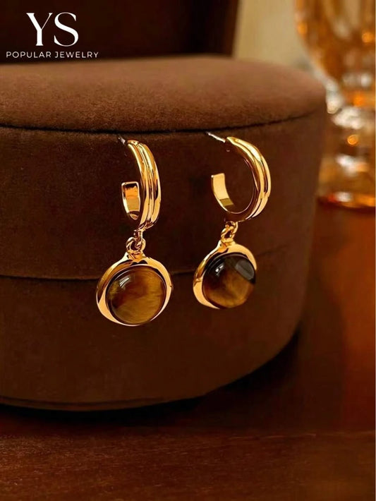 Vintage C Shape Earrings