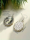 Gothic Ghost Cat Earrings