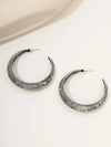 Vintage Bohemian Geometric Hoop Earrings