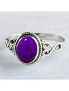 Retro Turquoise Howlite Ring