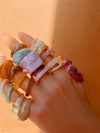Chunky Resin Ring Set