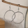 Retro Minimalist Round Hook Earrings