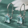 Retro Square Cubic Zirconia Earrings