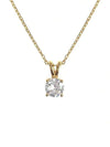 Gold Plated Cubic Zirconia Necklace