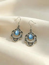 Vintage Bohemian Teardrop Gemstone Earrings