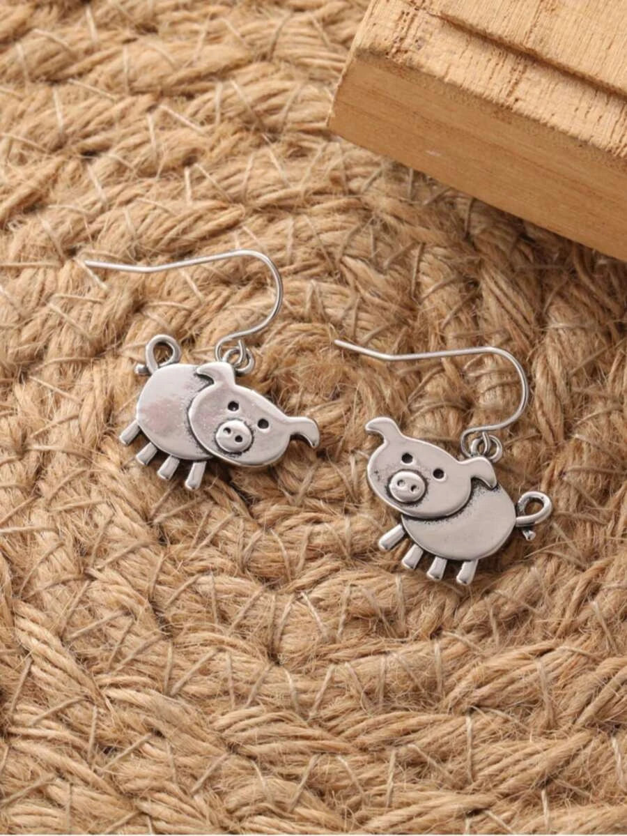 Vintage Bohemian Animal Pendant Earrings