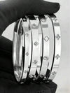 Four-Leaf Clover Rhinestone Bracelet Set