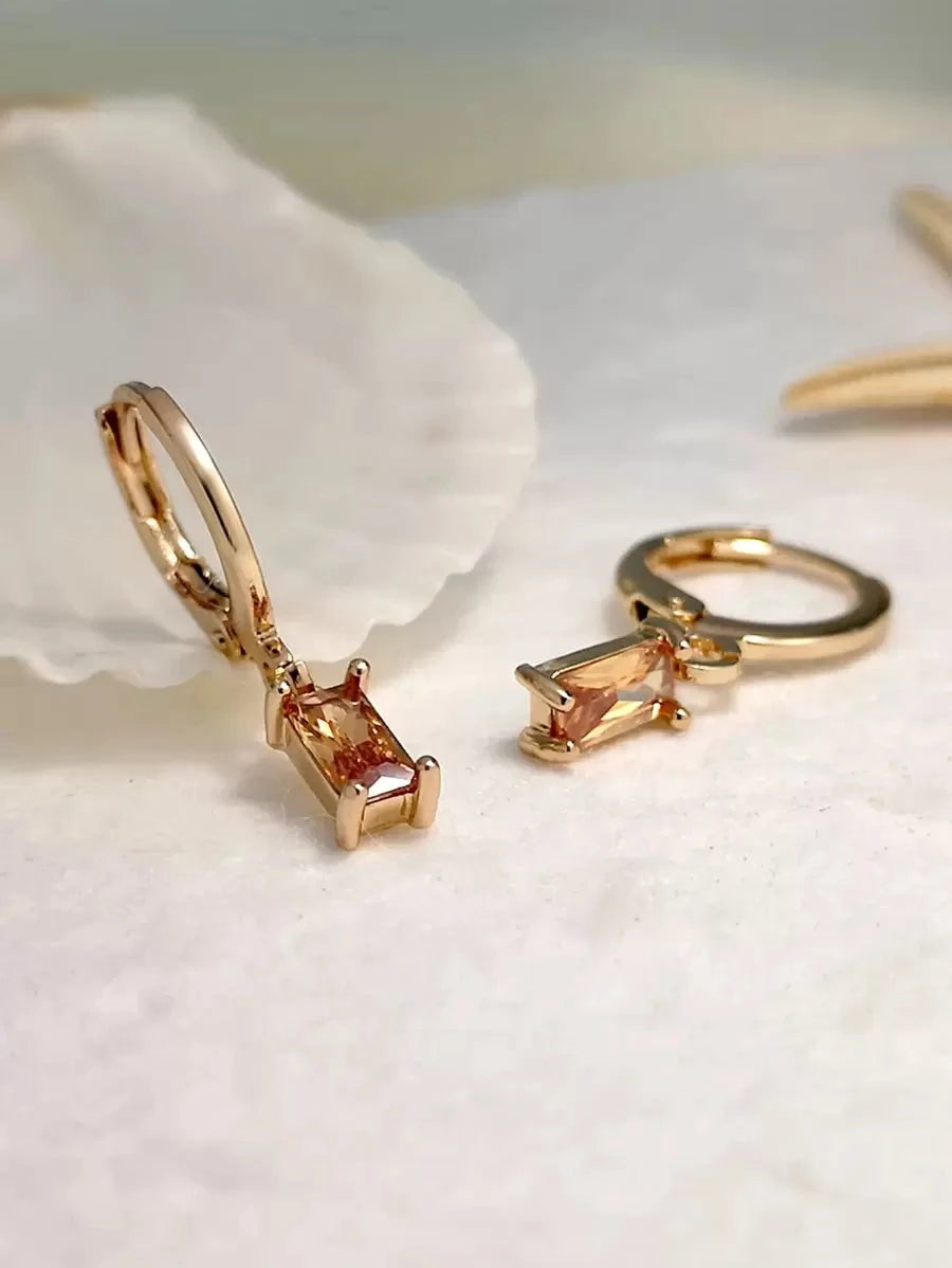 Geometric Drop Earrings