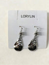 Vintage Minimalist Distressed Metal Disc Earrings