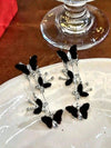 Black Butterfly Long Tassel Earrings