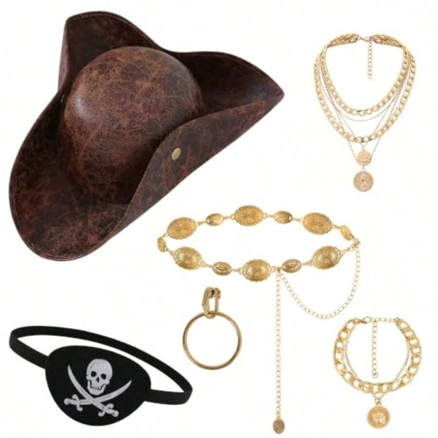 Womens Pirate Costume Accessories Set