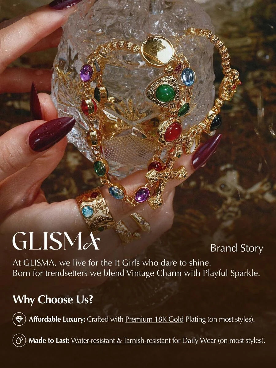 Glisma Gold Pendant Necklace