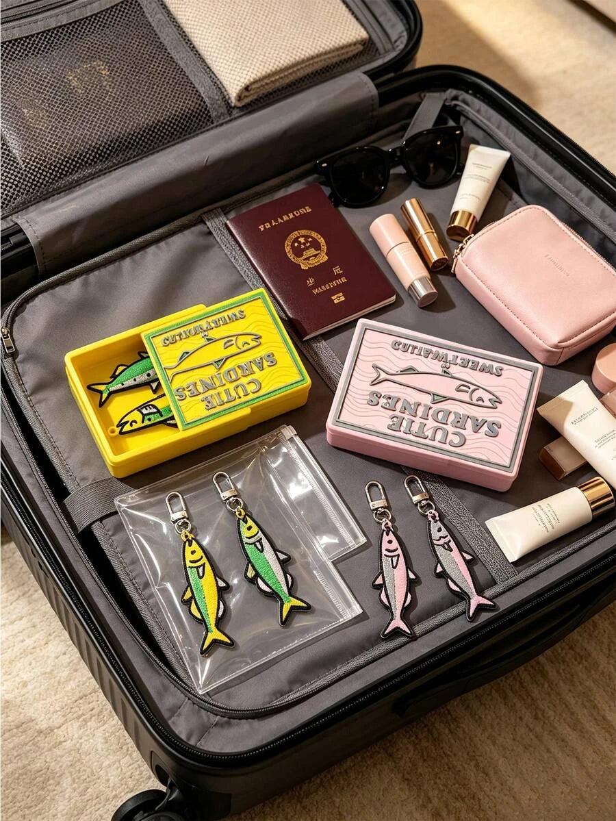 Sardine Can Storage Box and Pendant Set