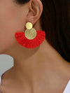 Metallic Tassel Earrings
