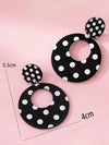 Elegant Black Drop Earrings