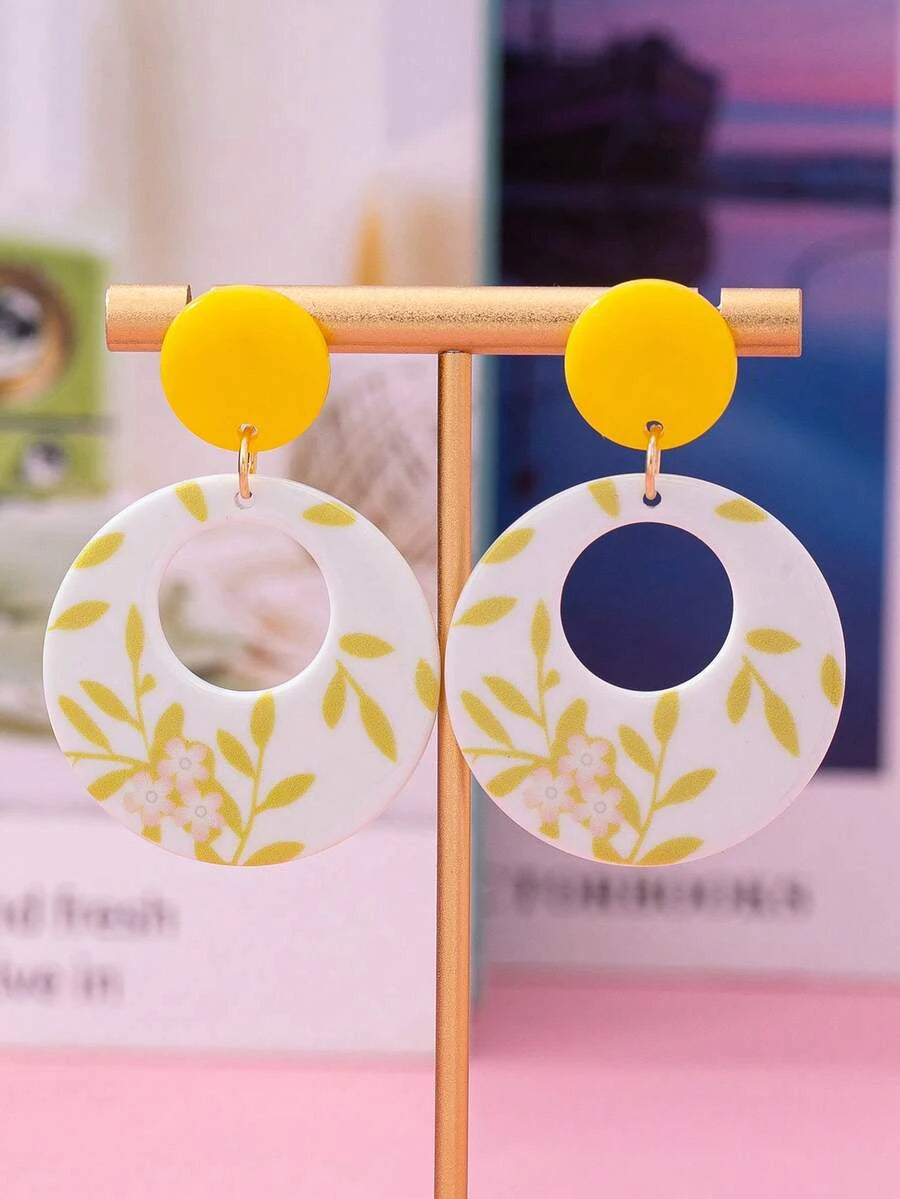 Elegant Black Drop Earrings